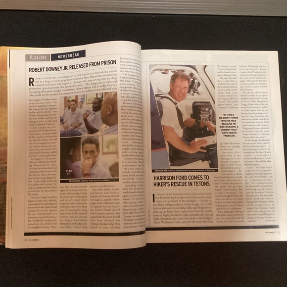 Vintage Us WEEKLY SURVIVORS! Magazine Issue 288 August 24, 2000 - Picture 11 of 14